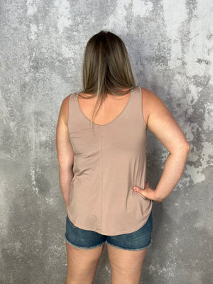 The Olivia Tank - Nutella - FINAL SALE