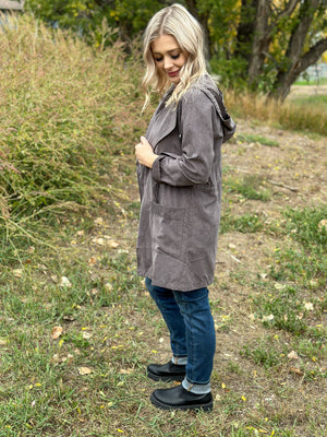 The Veronica Jacket - Charcoal