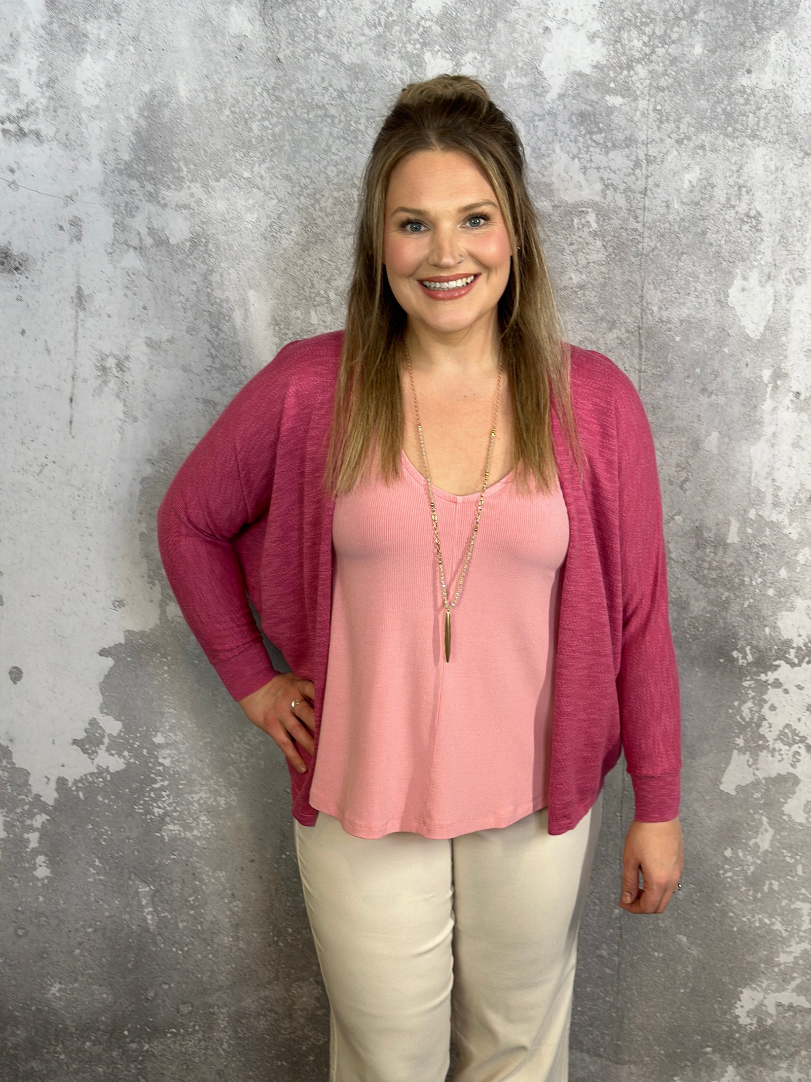 Very Berry Cardigan- FINAL SALE