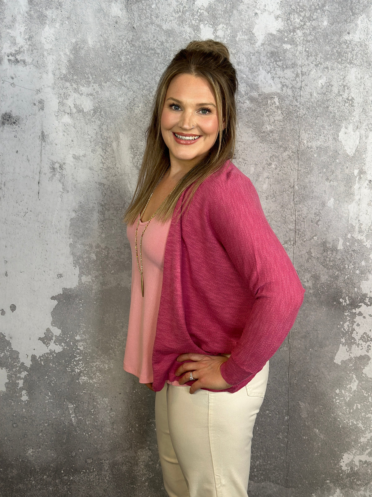 Very Berry Cardigan- FINAL SALE