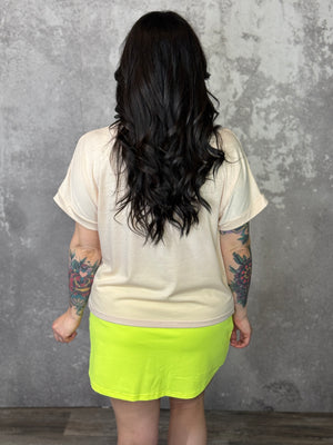 Sequin Tropical Fruit Tee (Small - 3X)