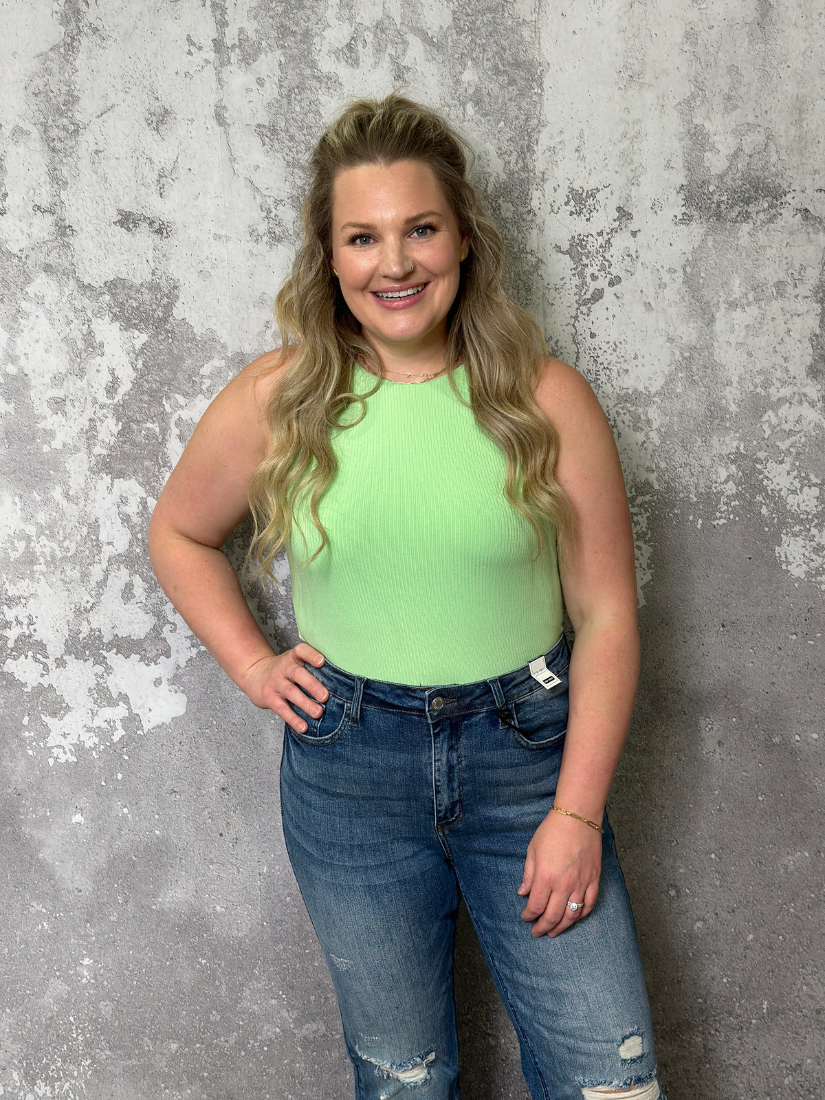 The Rae Bodysuit - Mint Green (Small - 2X) - FINAL SALE