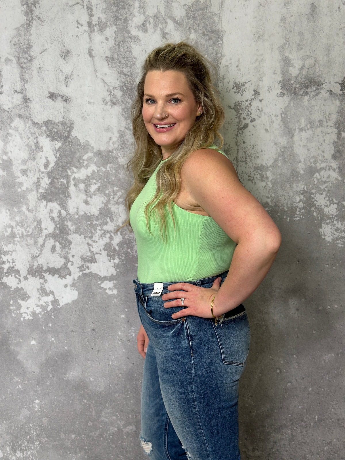 The Rae Bodysuit - Mint Green (Small - 2X) - FINAL SALE