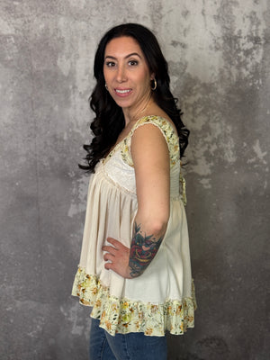 Taupe Boho Style Tank