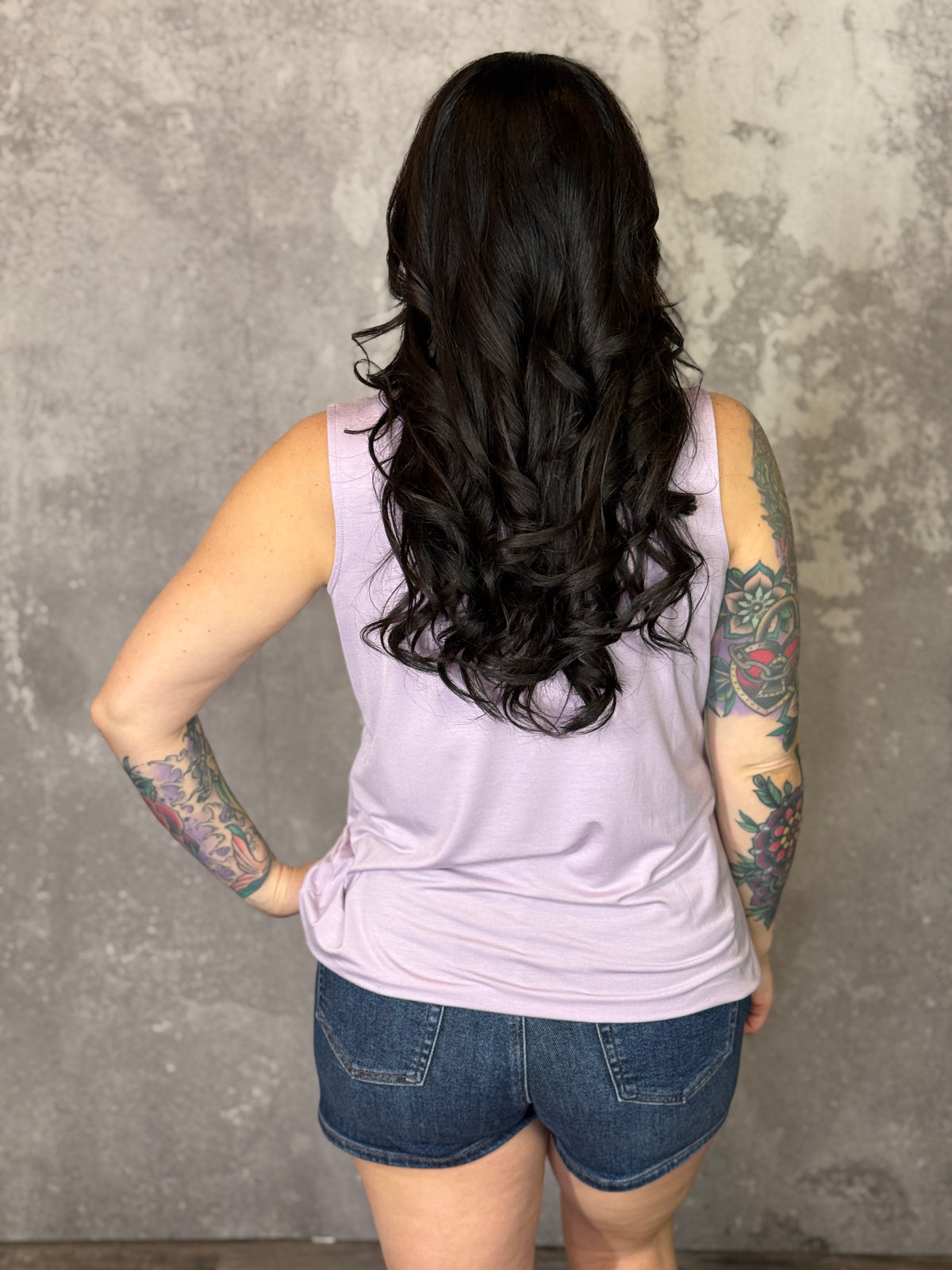 The Tori Tank - Lavender (Small - 3X)