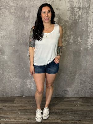 The Tori Tank - White (Small - 3X)