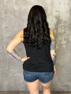 The Tori Tank - Black (Small - 3X)