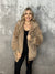 Teddy Bear Hooded Faux Fur Jacket