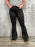 Judy Blue Black Distressed Flare Tummy Control Jeans (sizes 24-24W)