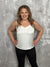 Recycled Polyester Tank - White (XS - 3X)