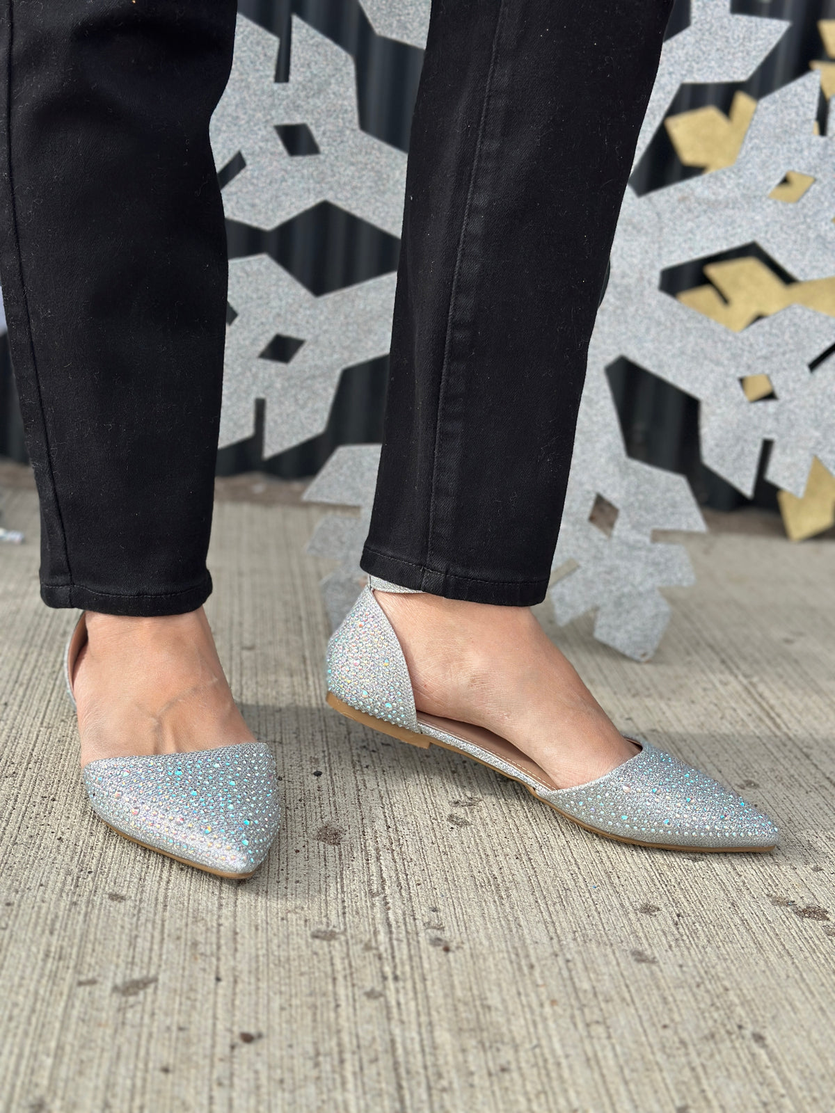 Ballet Sparkle Flat - Silver - The Pink Porcupine ltd.