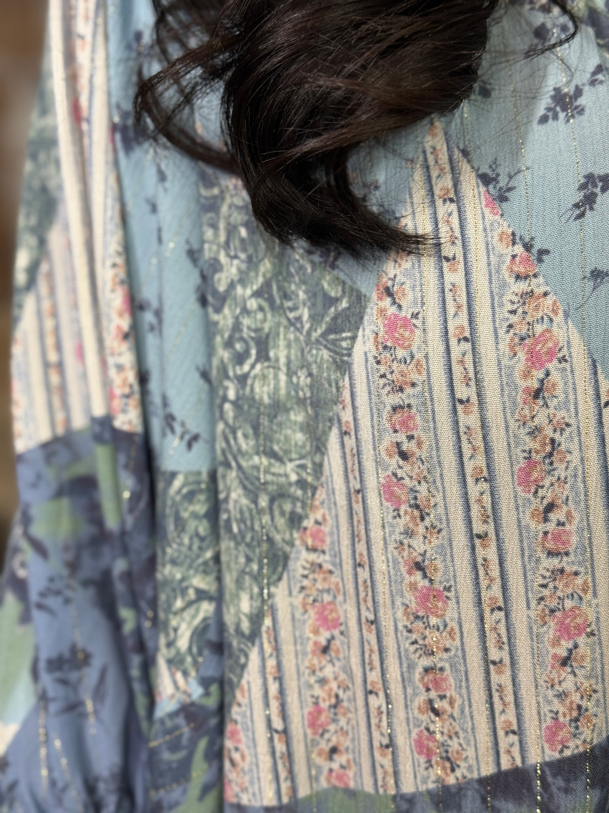 Faux Patchwork Top