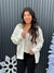 Frosty Rhinestone Sweater Cardigan