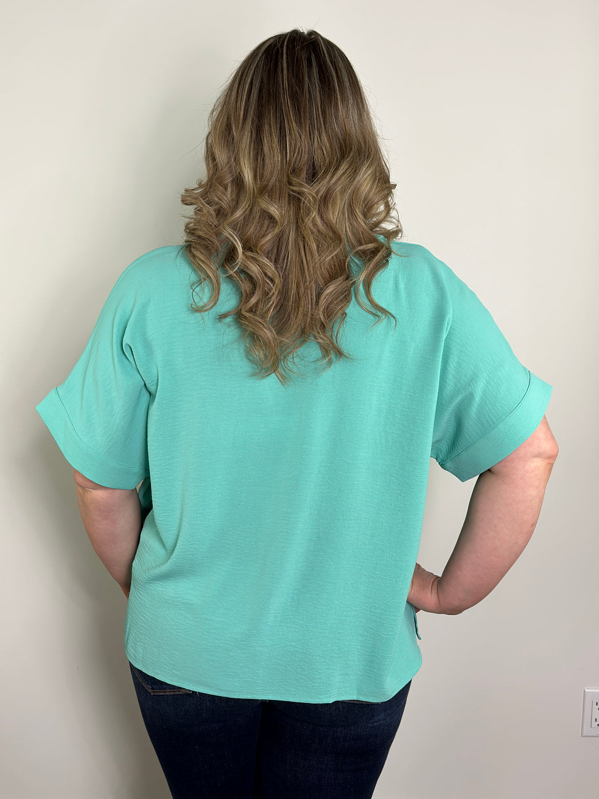 Short Sleeve Airflow Top  - Mint