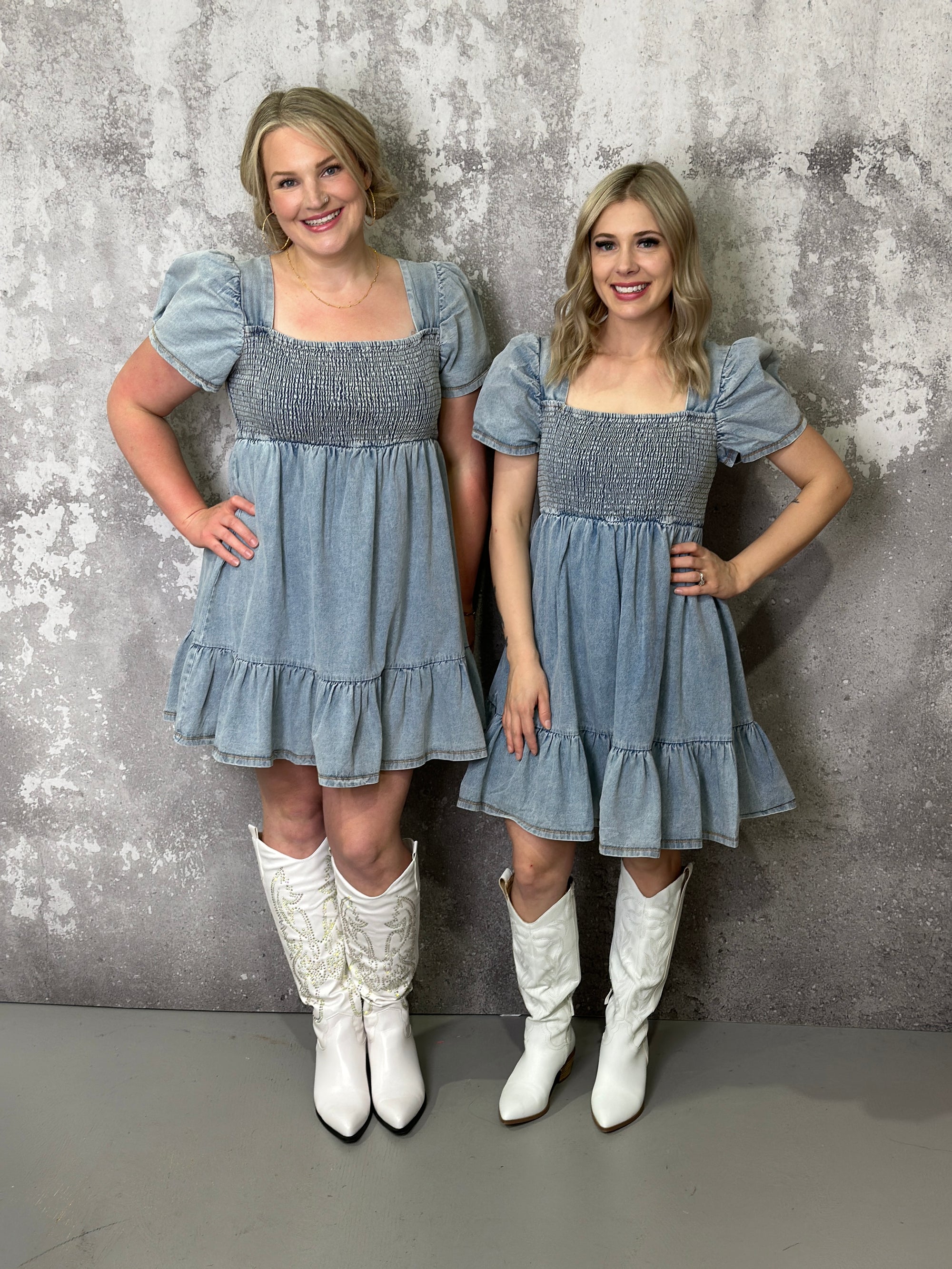 Denim Darling Dress (LARGE LEFT)