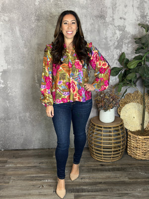 Olive Garden Blouse  (Small - 3X)