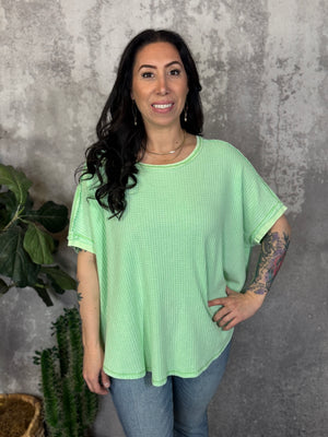 Melon Waffle Tee
