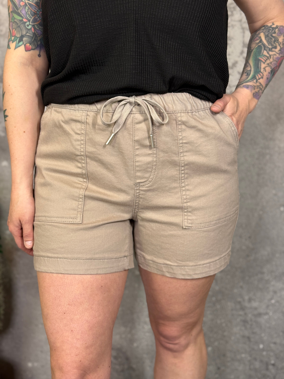 Cargo Shorts - Khaki  (Small - XL)