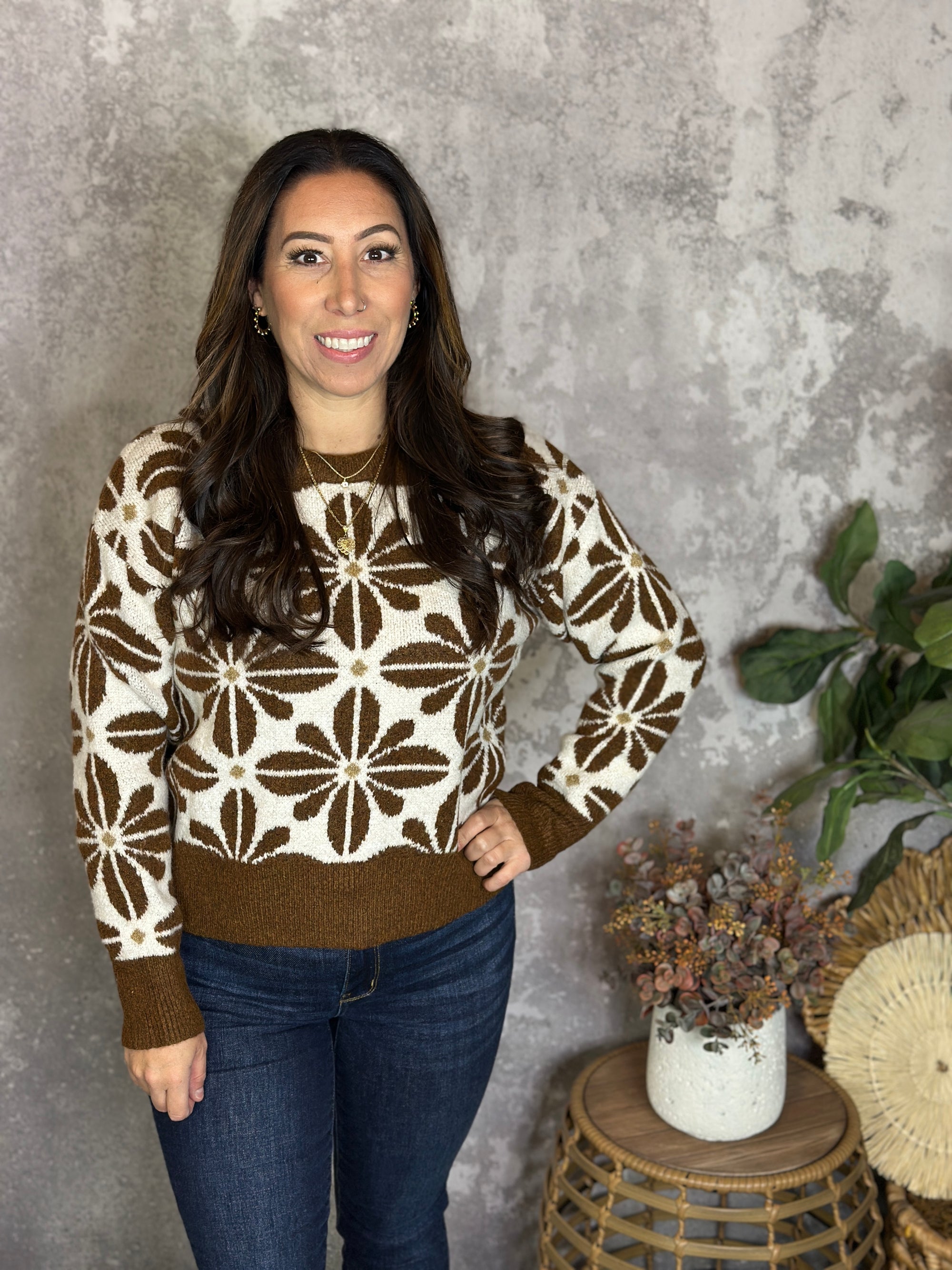 The Delilah Sweater - Brown - BESTSELLER