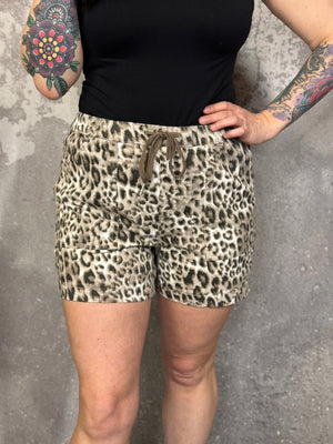 Cargo Shorts - Leopard  (Small - XL)