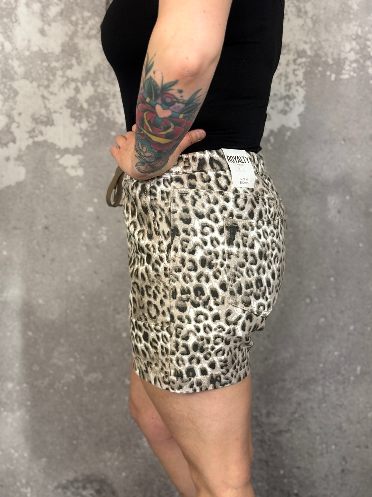 Cargo Shorts - Leopard  (Small - XL)