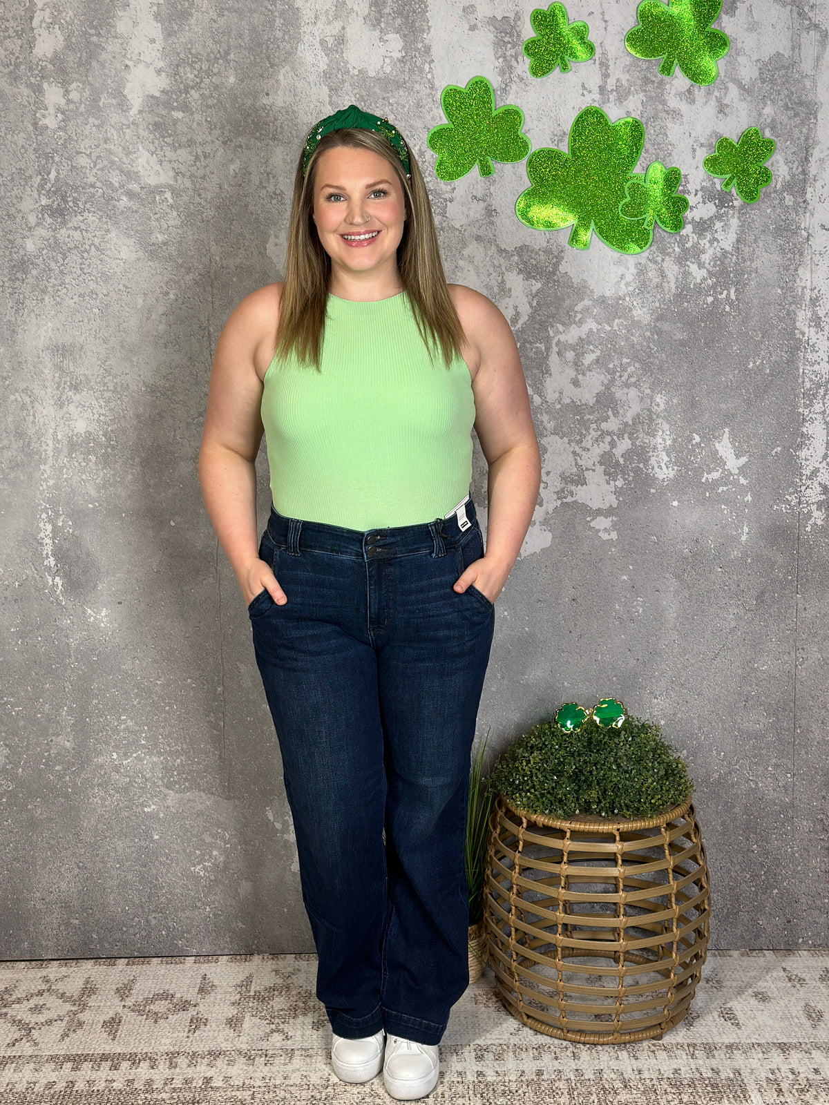 The Rae Bodysuit - Mint Green (Small - 2X) - FINAL SALE