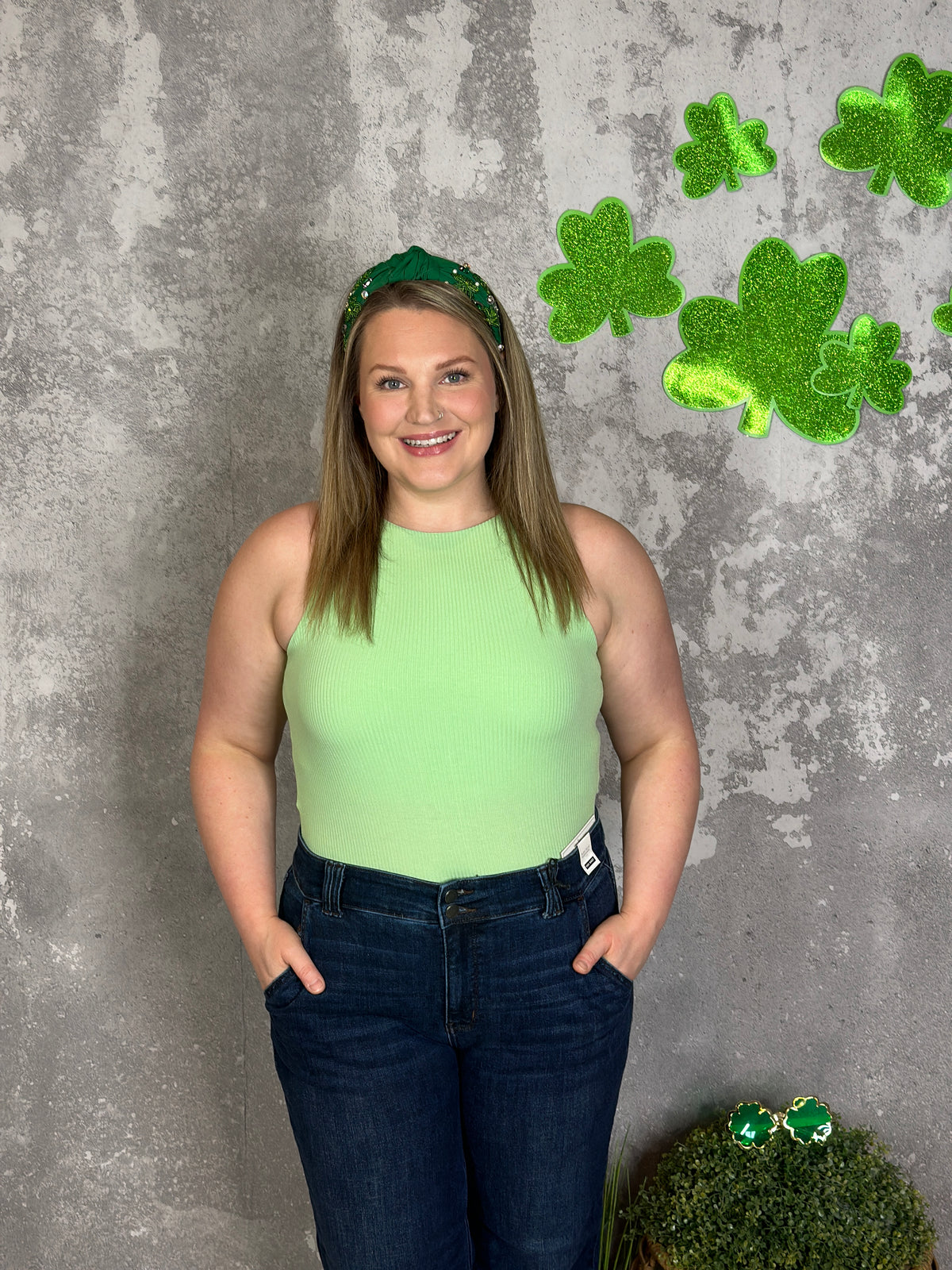 The Rae Bodysuit - Mint Green (Small - 2X) - FINAL SALE