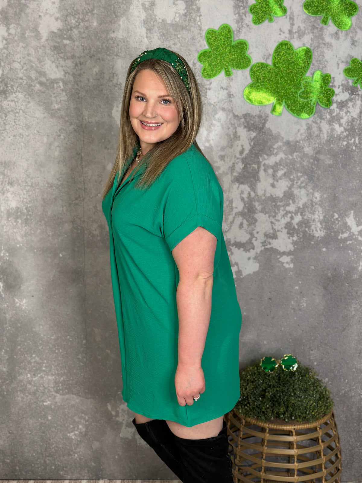 Green Goddess Dress (Small - 3X)