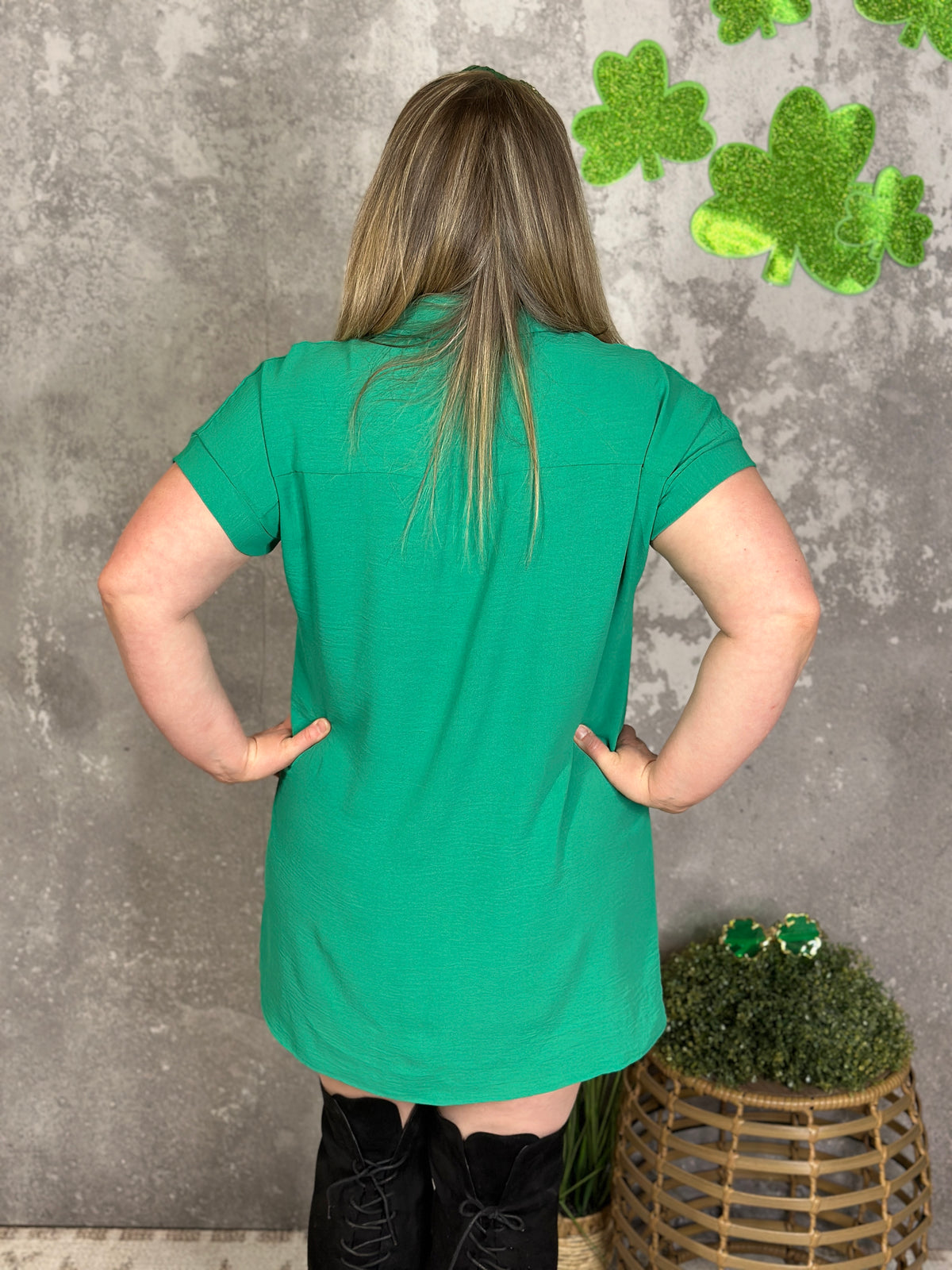 Green Goddess Dress (Small - 3X)