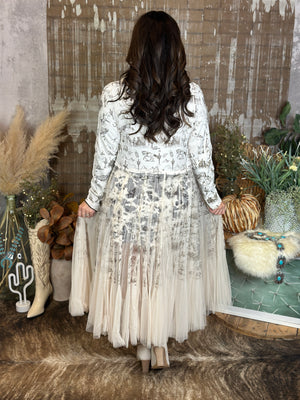 Old West Tulle Blazer (Small - 2X)