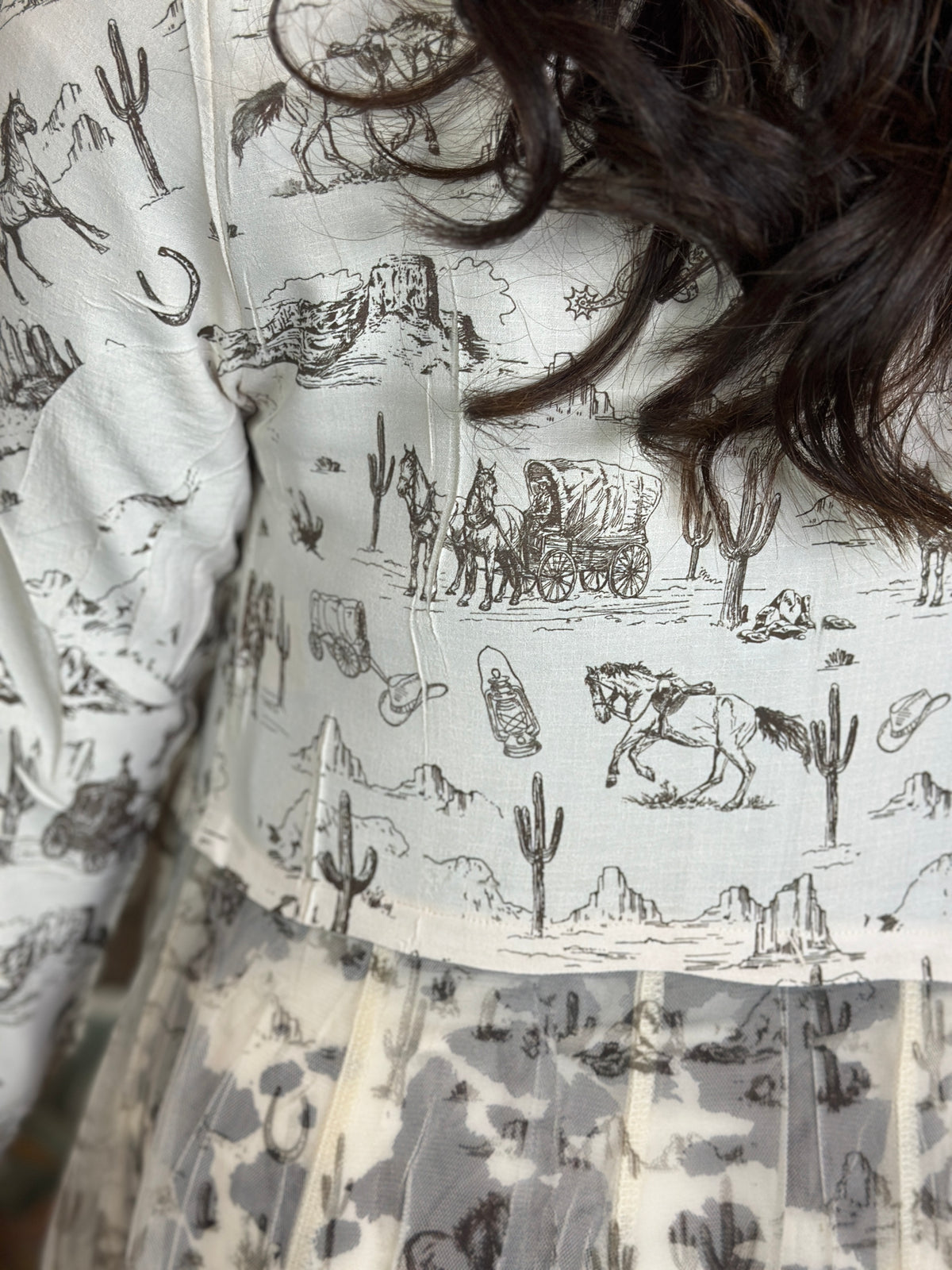 Old West Tulle Blazer (Small - 2X)