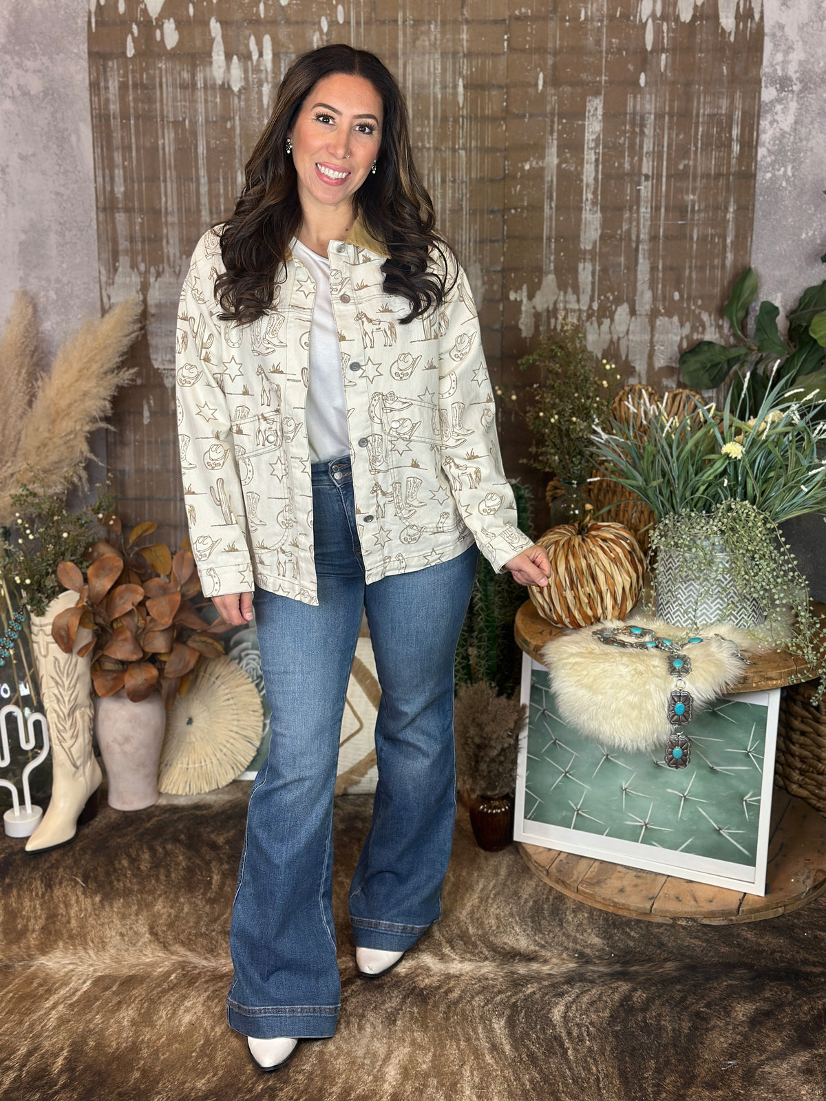 Western Graphic Chore Jacket