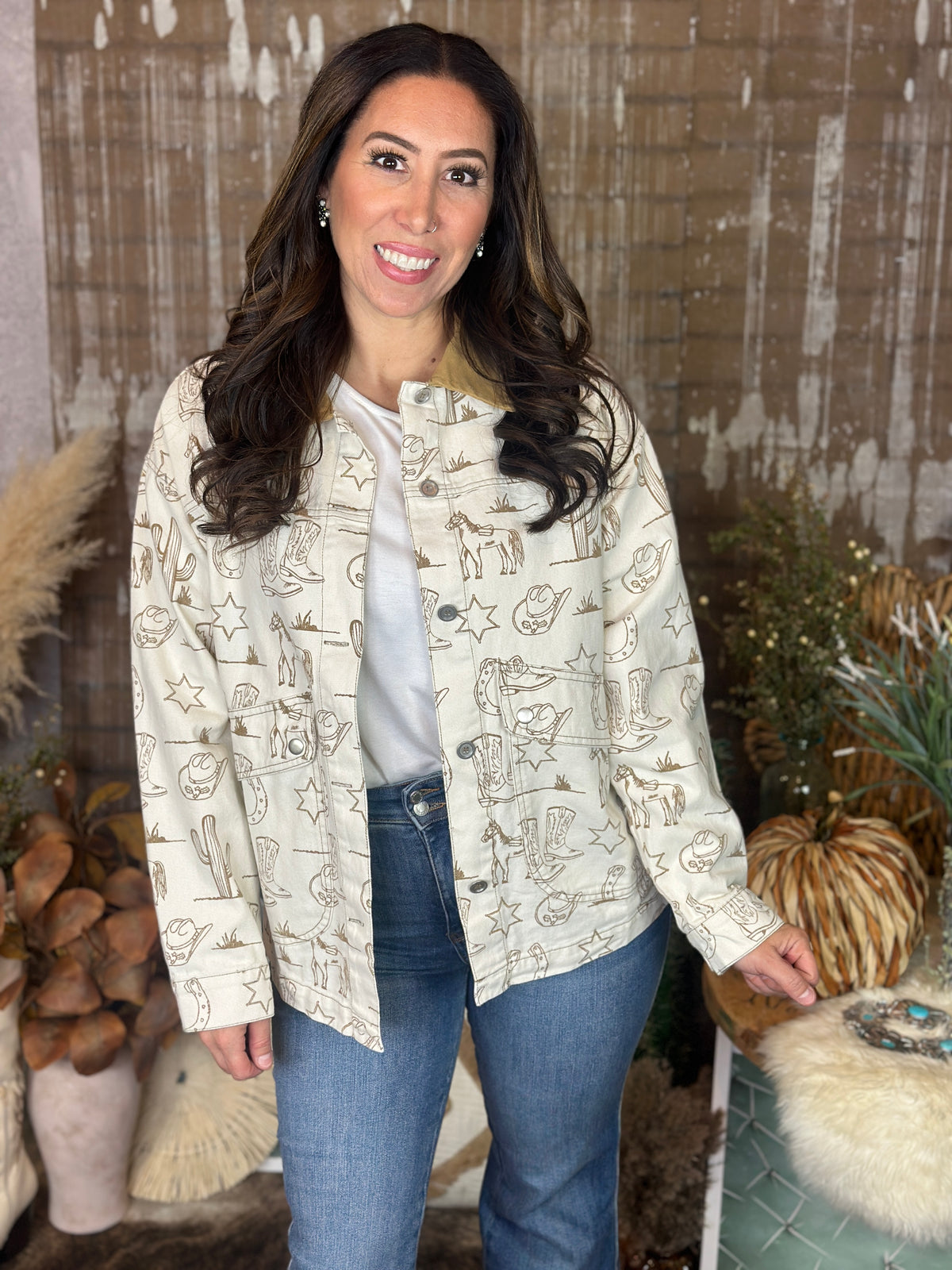 Western Graphic Chore Jacket