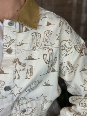 Western Graphic Chore Jacket