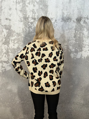 Neutral Leopard Sweater