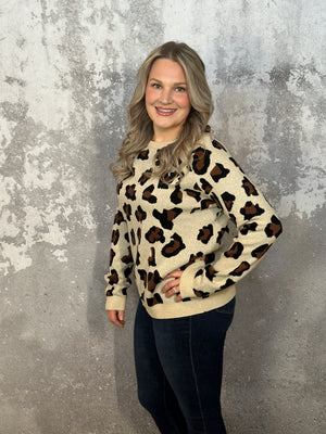 Neutral Leopard Sweater