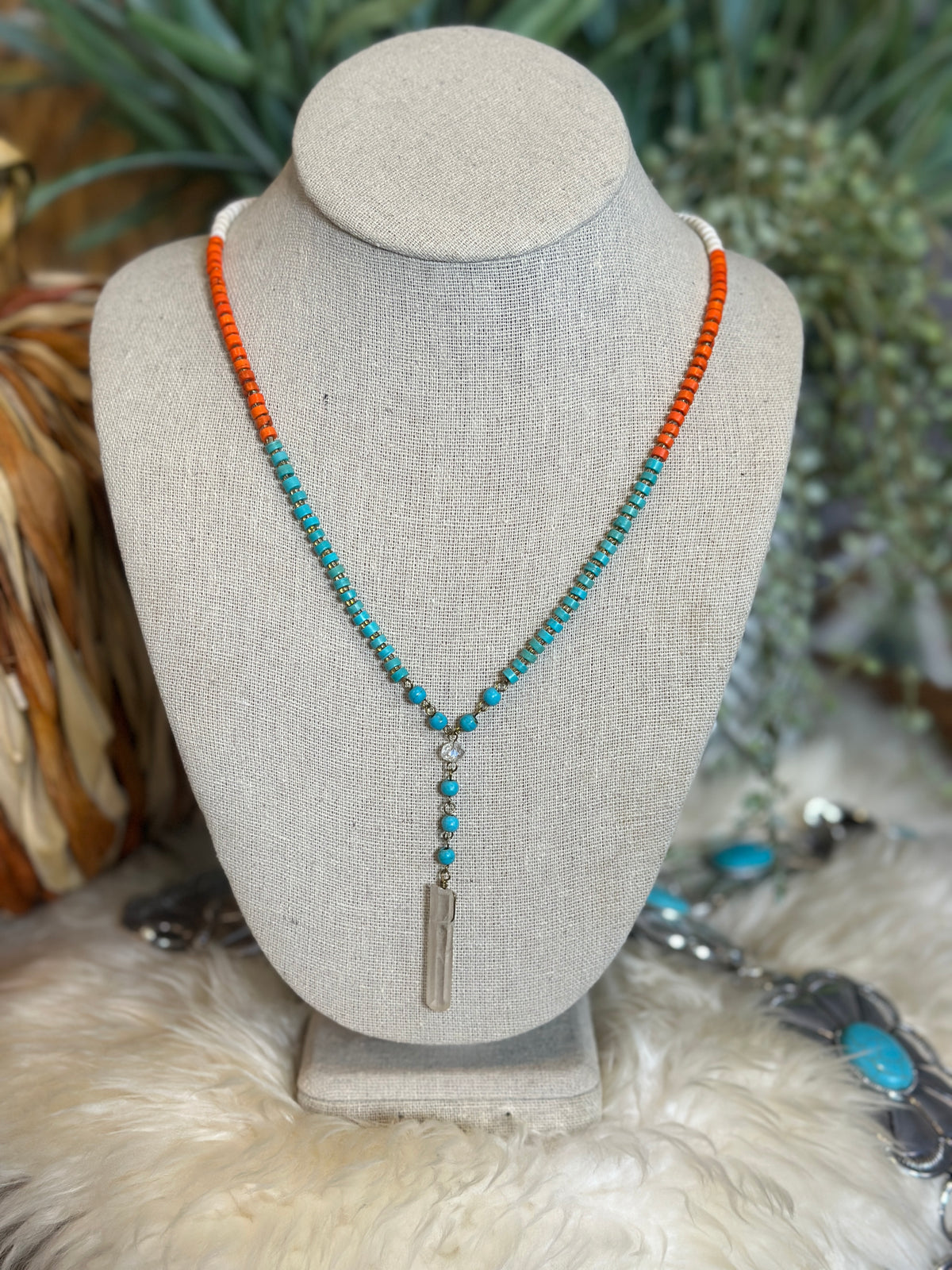 Beaded Crystal Necklace