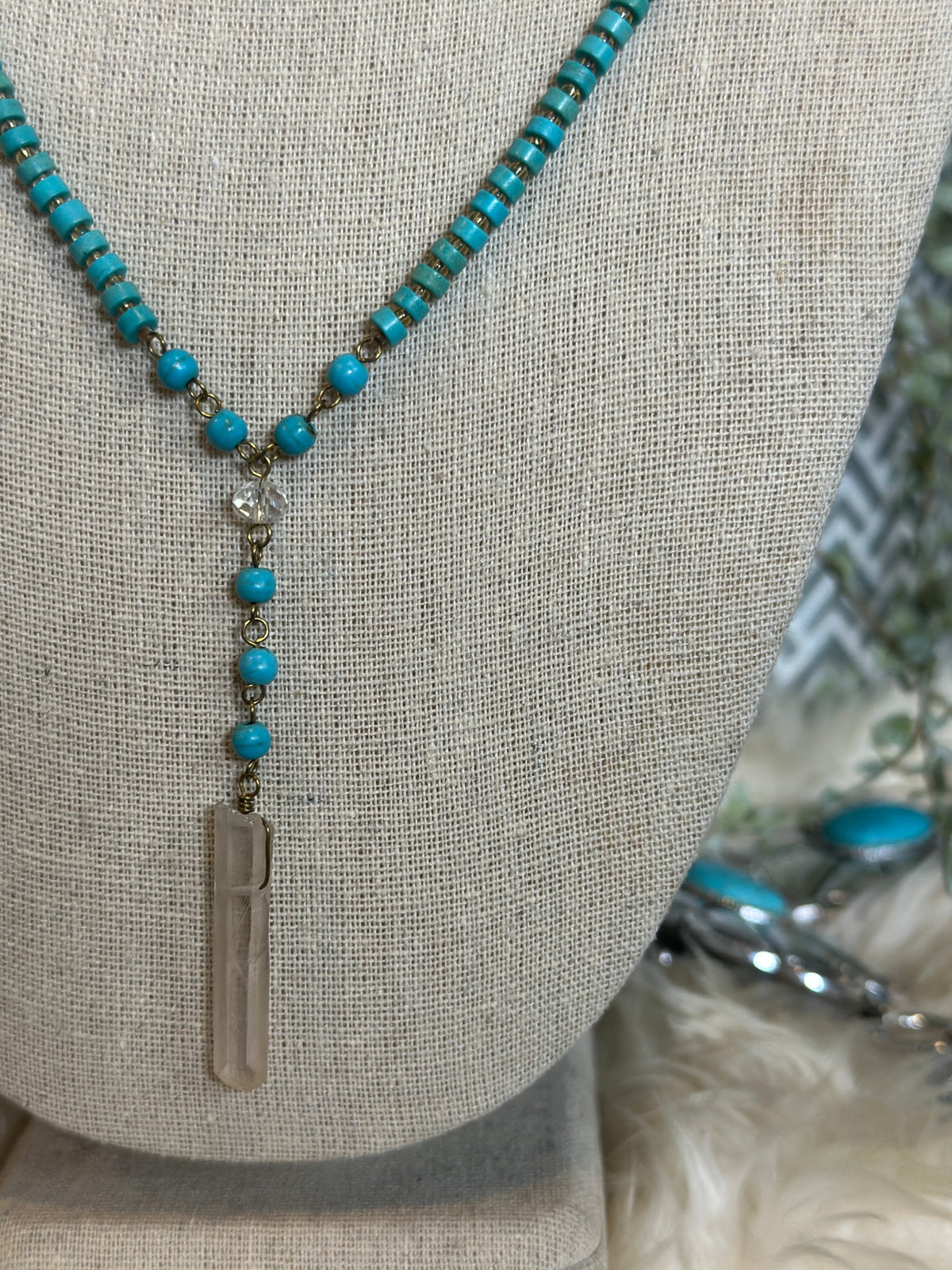 Beaded Crystal Necklace