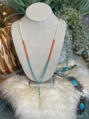 Beaded Crystal Necklace
