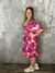 Tropical Punch Floral Dress - (Small - 3X)