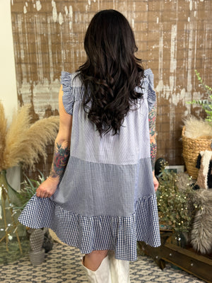 Blue Gingham Dress