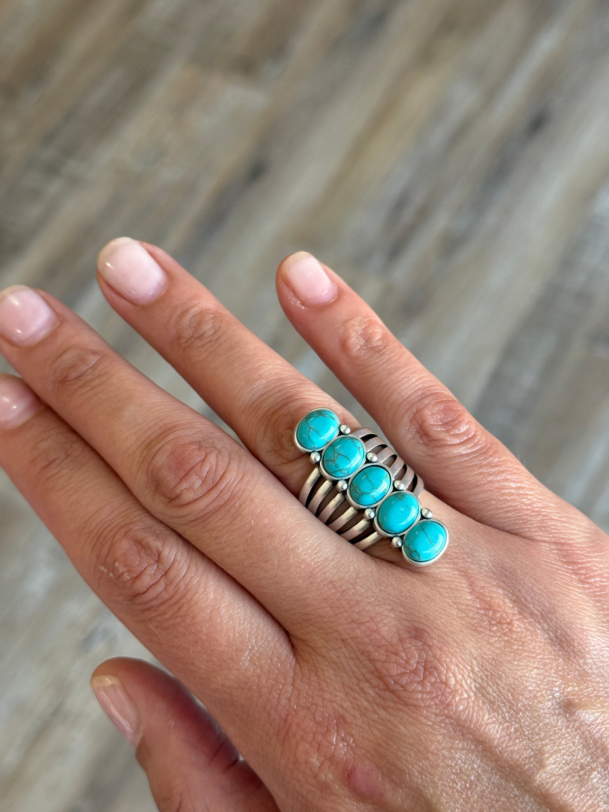 Stacked Turquoise Ring RESTOCK