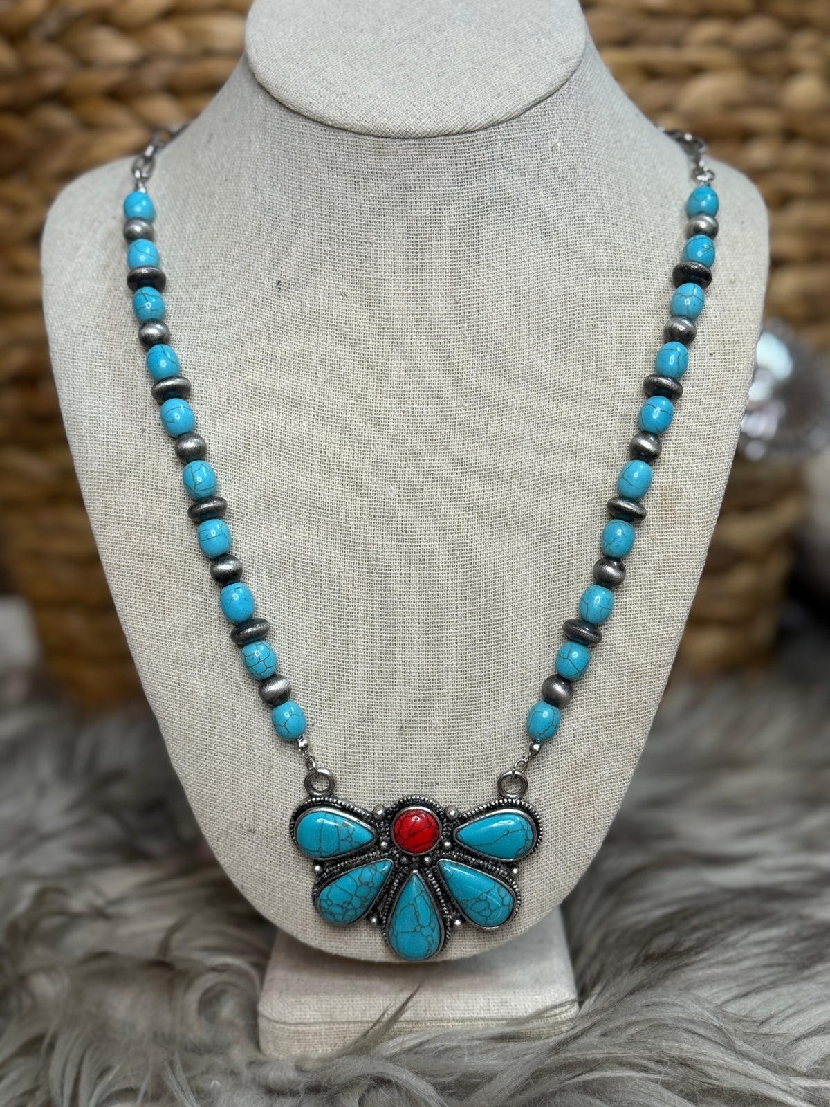 Southwest Sunrise Turquoise Necklace