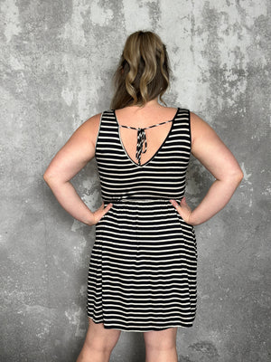 Stripe Summer Dress (Small - 3X)