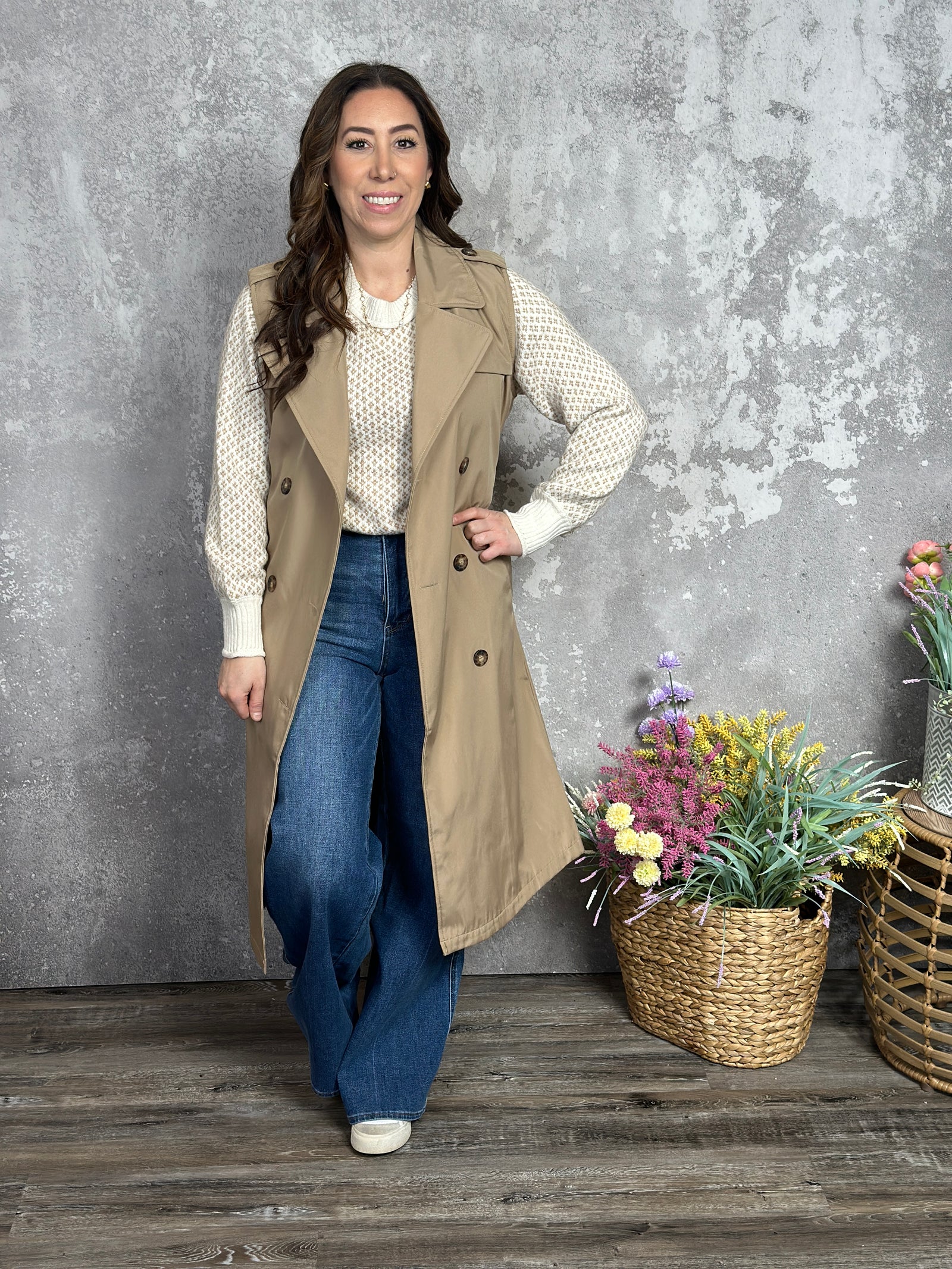 Long Trench Vest RESTOCK