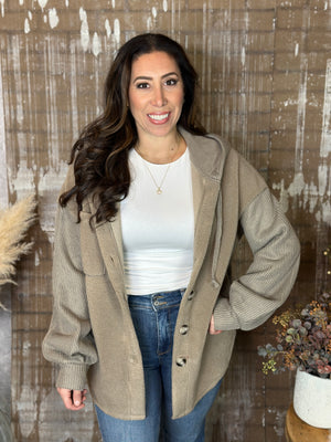 Mocha Hoodie Jacket