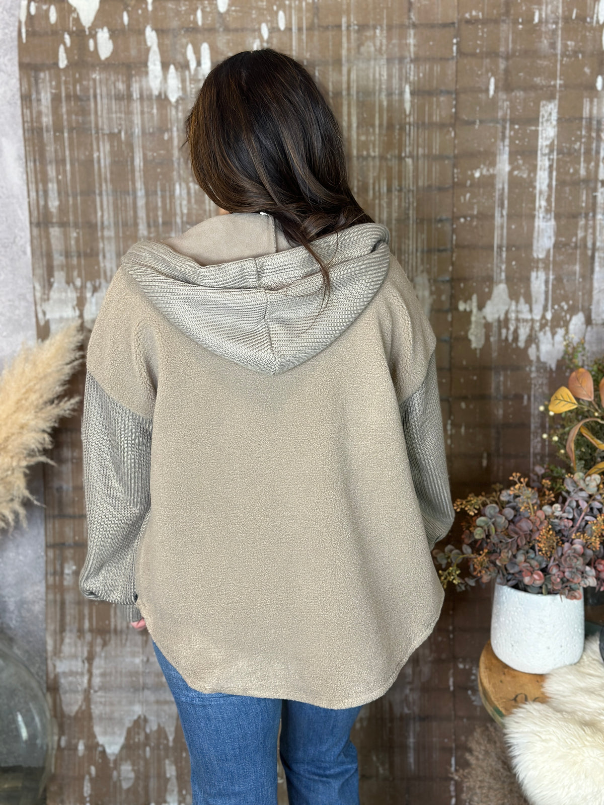 Mocha Hoodie Jacket