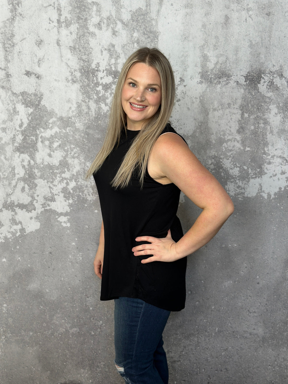 The Alisha Tank - Black (Small - 3X) BESTSELLER