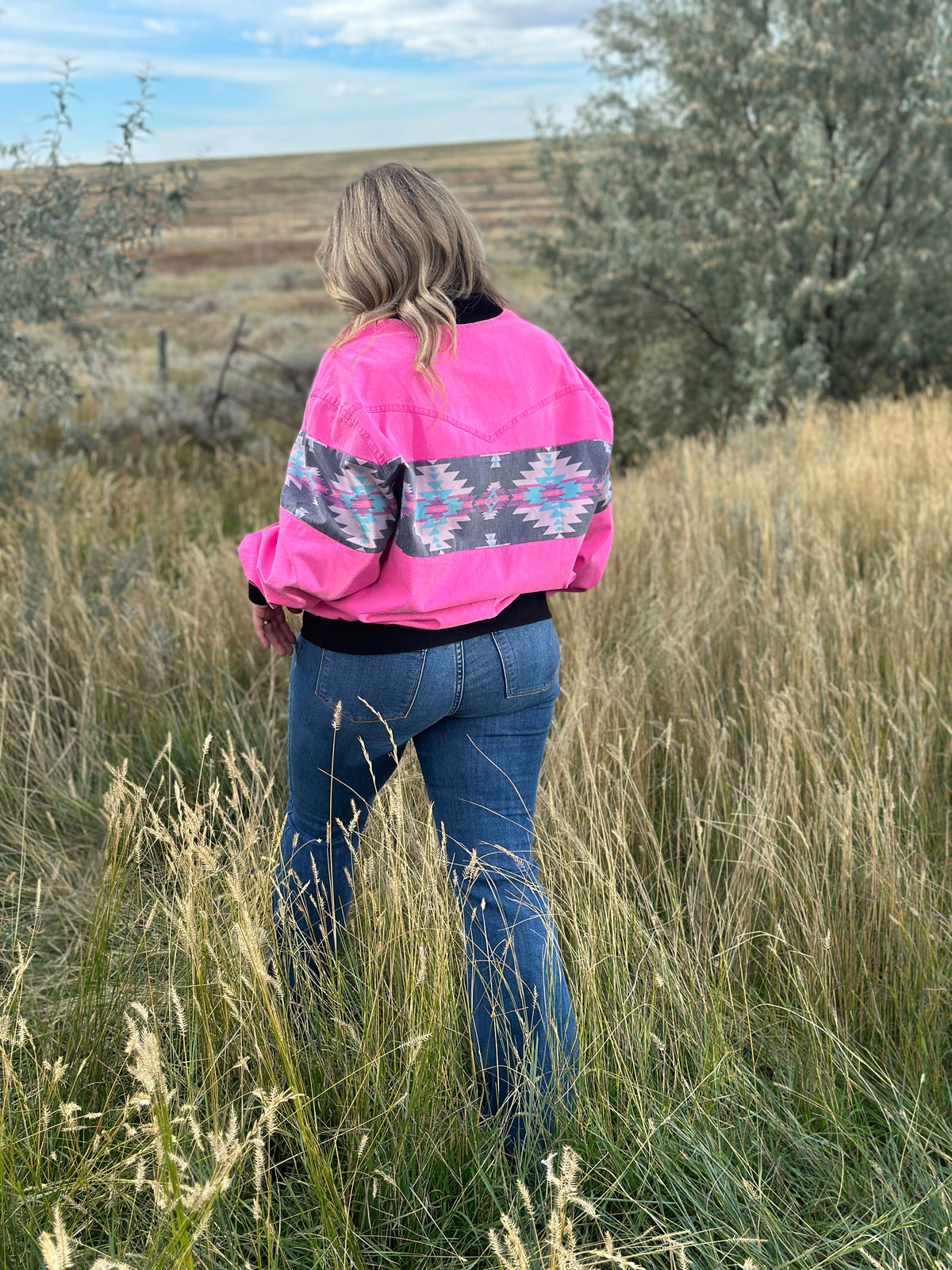 90's Western Barbie Bomber Jacket (XS - 3X) BESTSELLER