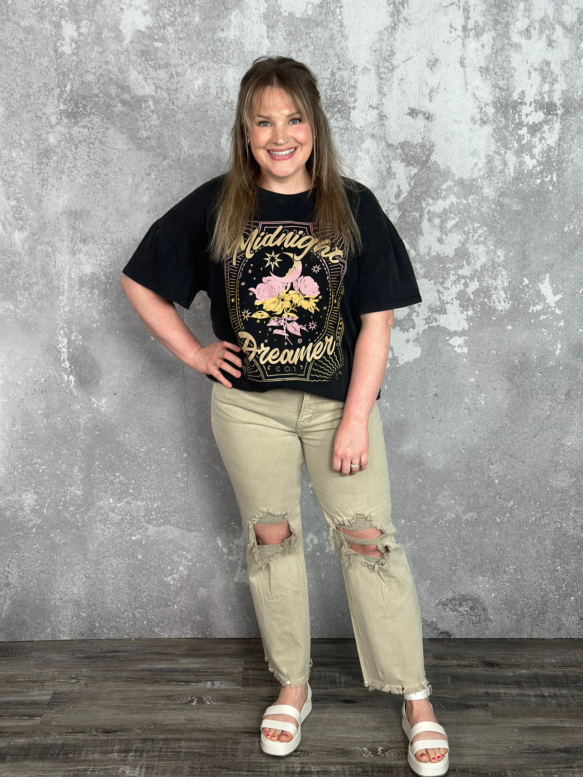 Midnight Dreamer Graphic Top/Dress (Small - 3X) - FINAL SALE